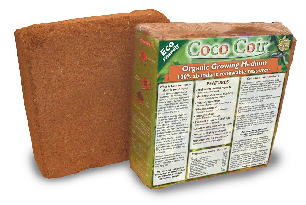 Coco coir brick